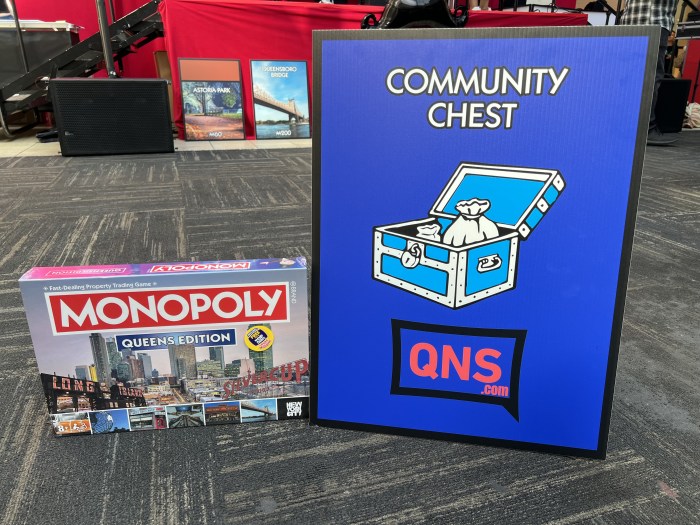 Queens Monopoly is officially launched, featuring our sister publication QNS as the Community Chest.