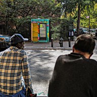 East Village community refrigerator