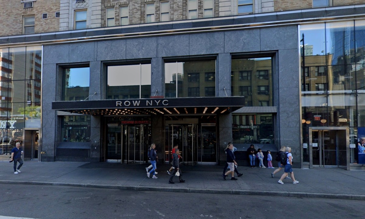 Exterior of the Row NYC Hotel in Midtown