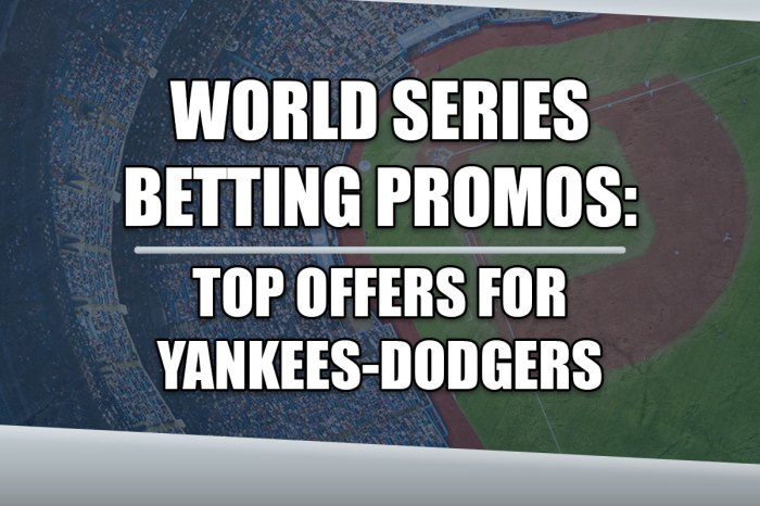 World Series betting promos