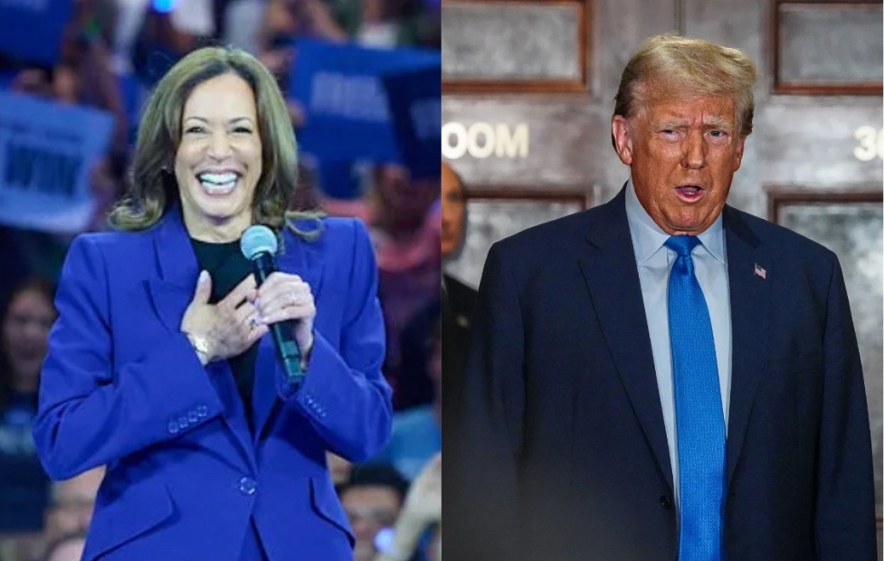 Kamala Harris and Donald Trump