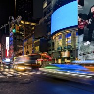 Times Square and members of street gang