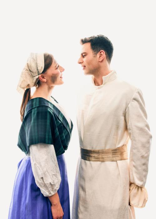 actors in costume for Cinderella showing at an Upper East Side theater