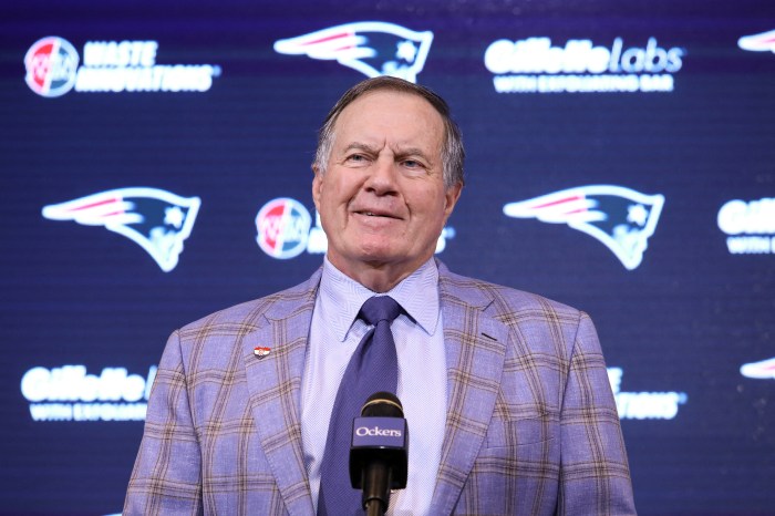 Bill Belichick Patriots Giants