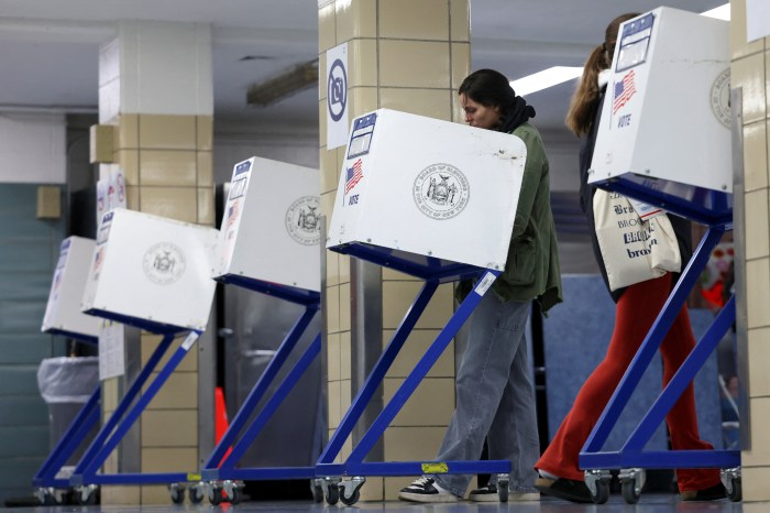 Election Day voting in NY