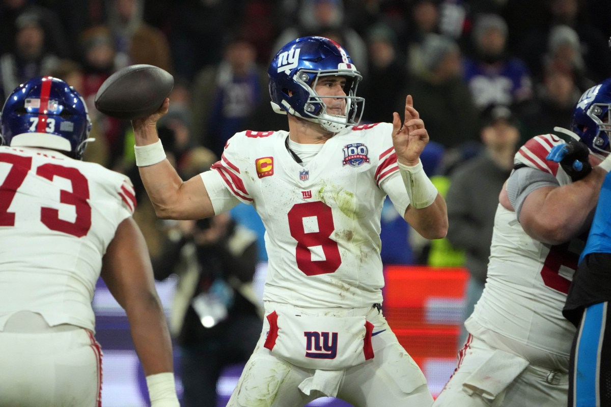 Giants quarterback Daniel Jones