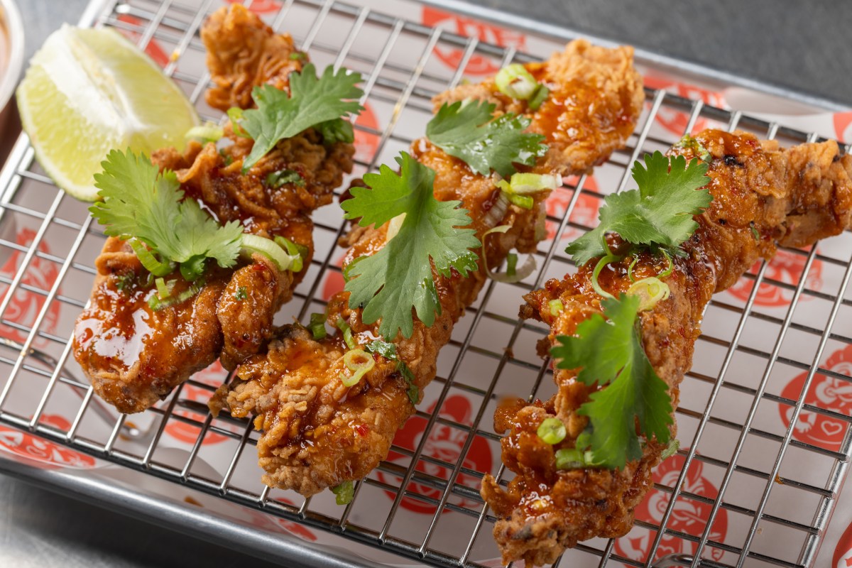 The 32nd St. BBQ chicken tenders.