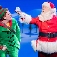 Elf musical revival Grey Henson as Buddy, Sean Astin as Santa Claus