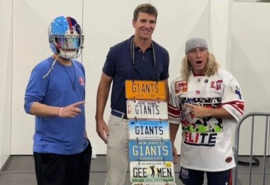 License Plate Guy Giants Eli Manning