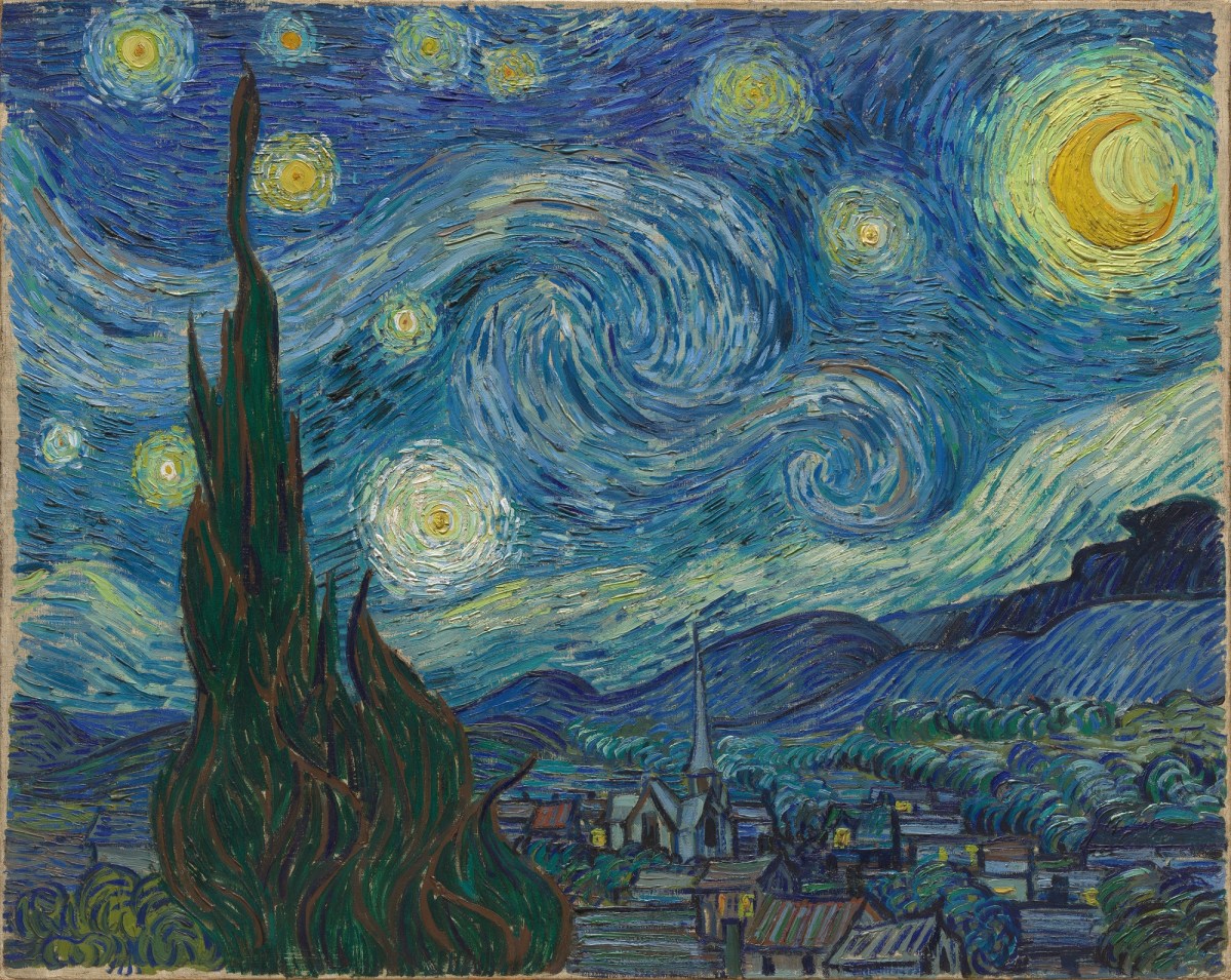 Vincent van Gogh's Starry Night. he Museum of Modern Art, New York. Acquired through the Lillie P. Bliss Bequest (by exchange), 1941.