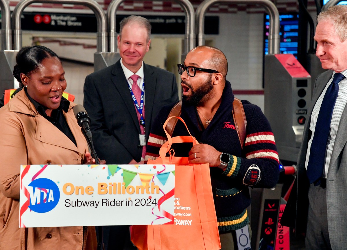 MTA honors one billionth subway rider in 2024