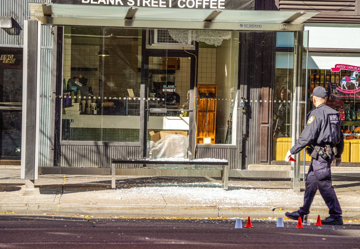 Shooting scene on Upper West Side