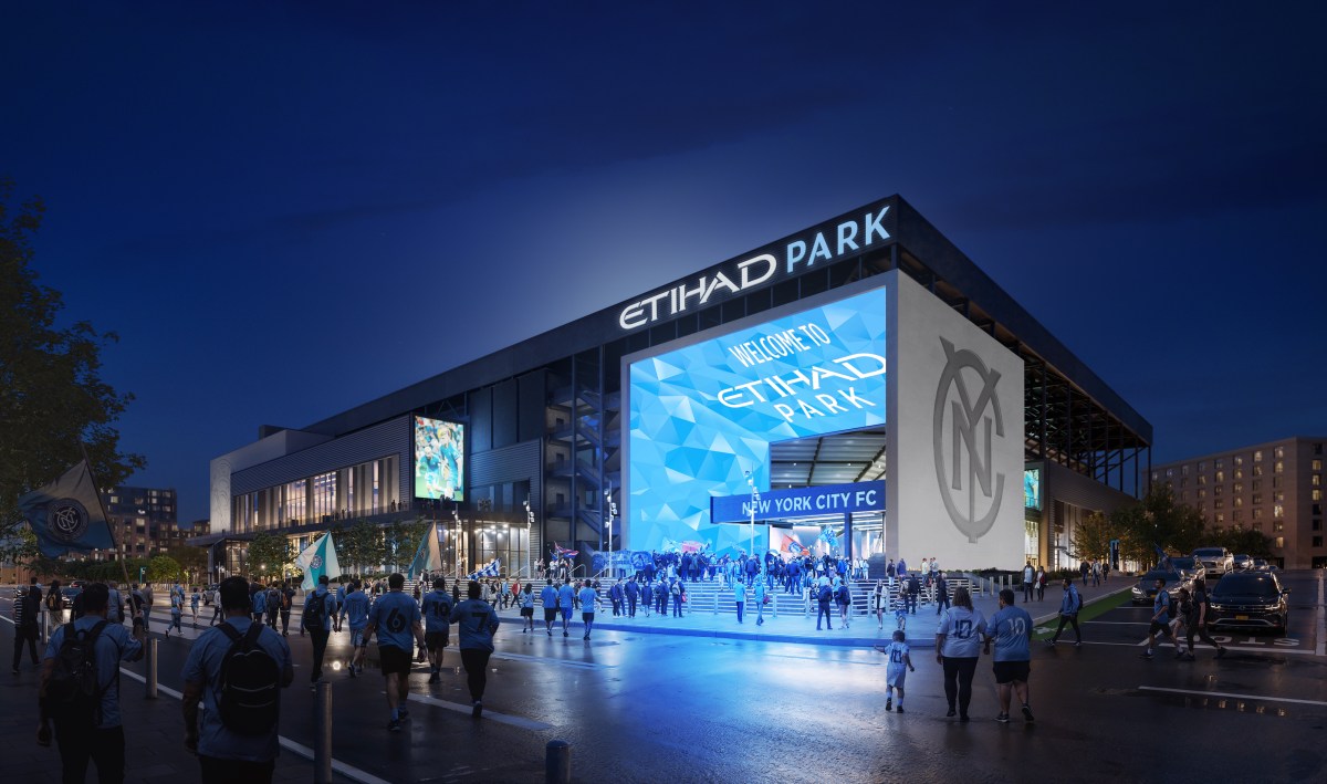 Etihad Park NYCFC renderings The Cube