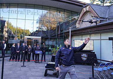 NYPD drones demonstrated in Central Park