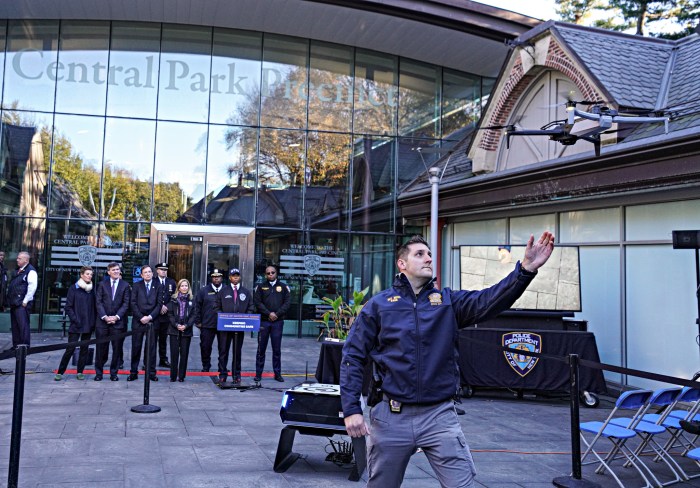 NYPD drones demonstrated in Central Park