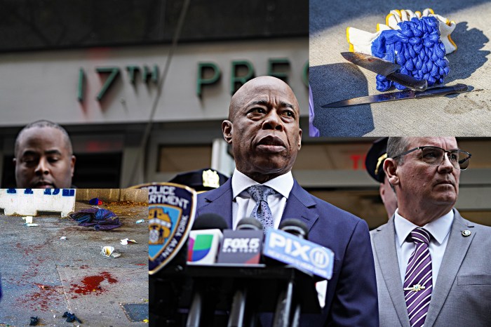 Mayor Adams reacts to Manhattan stabbing spree