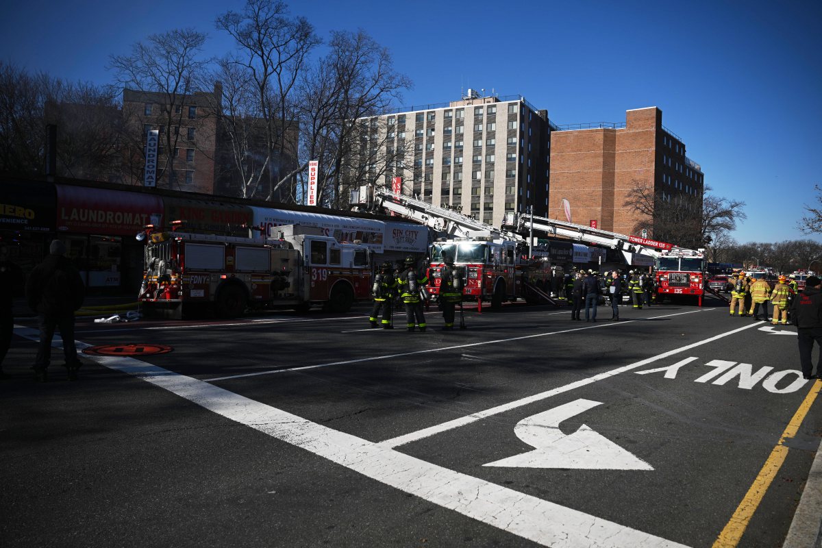 Site of Queens fire