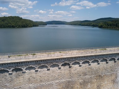 The Croton Reservoir amid NYC drought