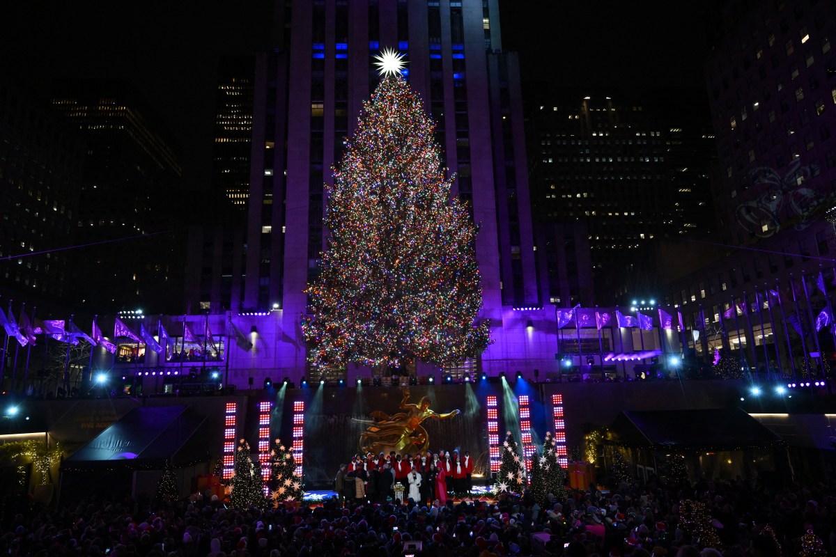 Rockefeller Center tree lighting