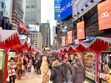 Holiday Market, Times Square, New York City