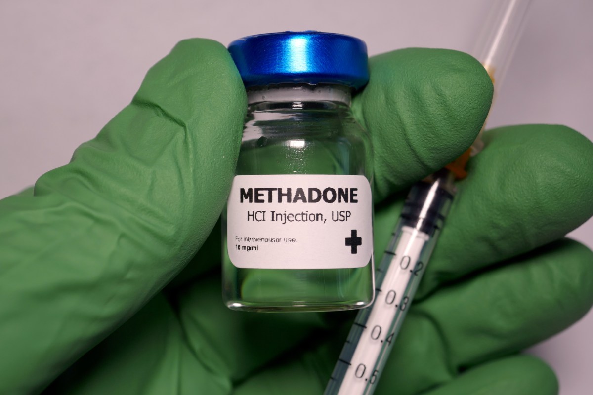 Methadone - a substance that acts on opioid receptors and is primarily used for pain relief and anesthesia.