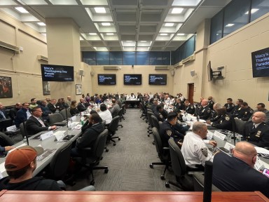 NYPD meeting on Macy's Thanksgiving Day Parade safety