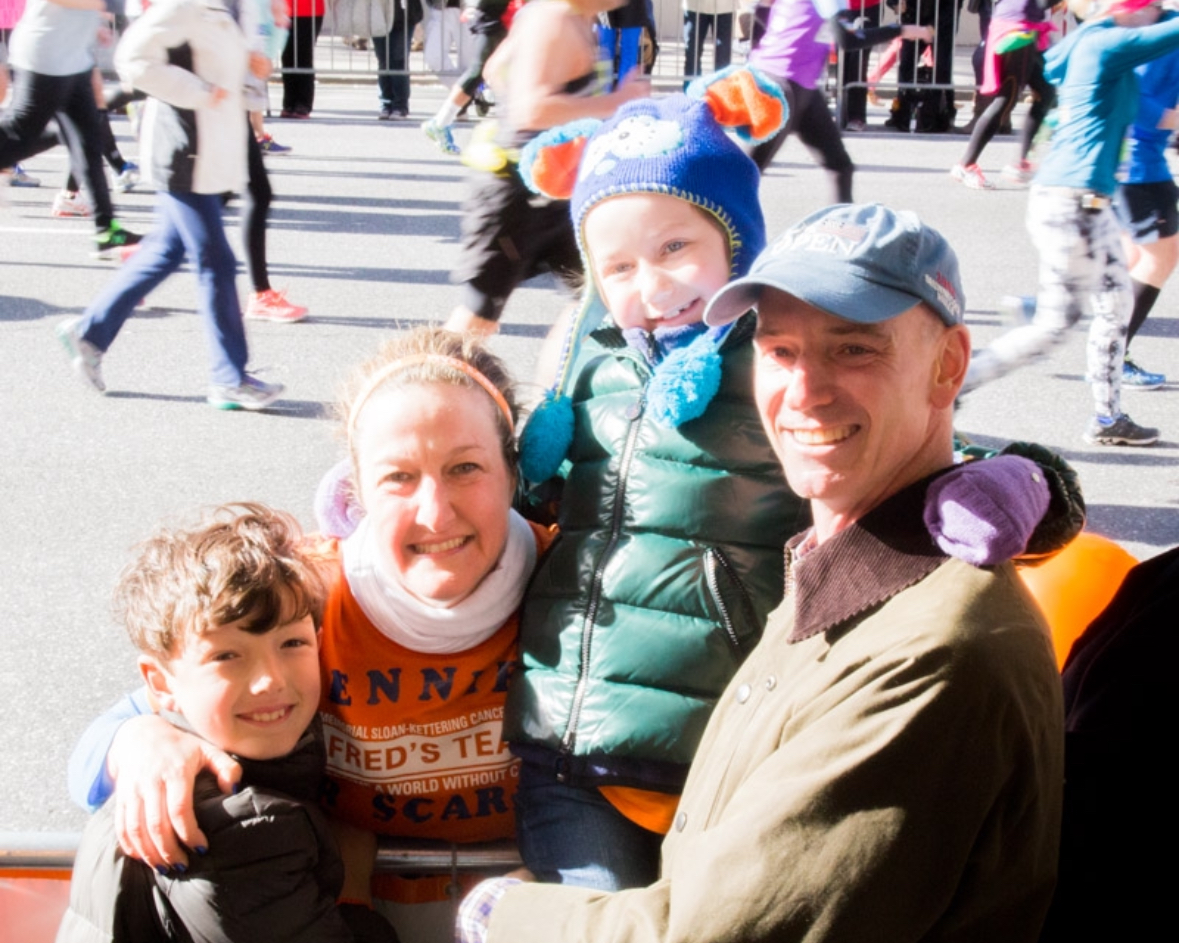 Fred's Team member Scarlett James knows the power of the group of NYC Marathon runners known as "Fred's Team" firsthand.