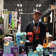 Juan Muniz, founder of Ninobuni World, at Comic Con.