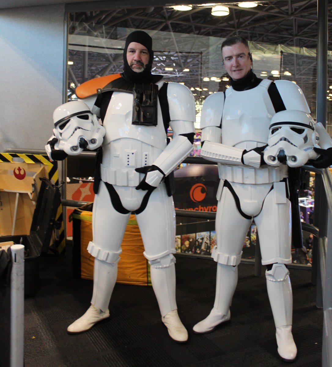 Justin Weiss, executive officer (left) and Chris Feehan, Commanding Officer (right)