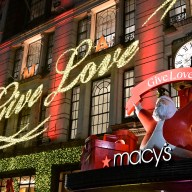 General view of holiday celebrations at Macy's Herald Square on November 21, 2024 in New York City.