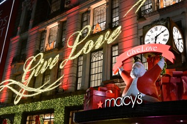 General view of holiday celebrations at Macy's Herald Square on November 21, 2024 in New York City.