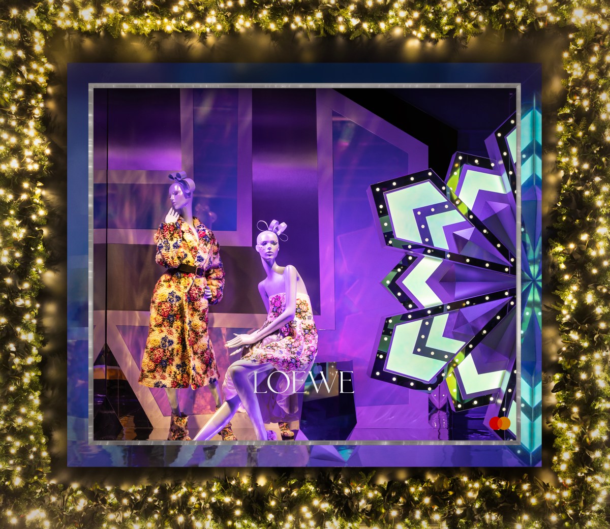 Saks 2024 Holiday Windows LOEWE