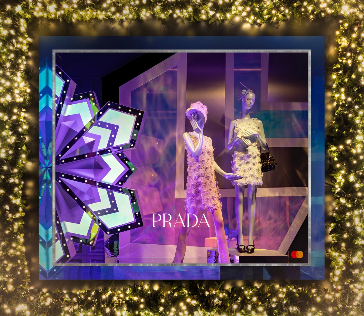 Saks 2024 Holiday Windows Prada