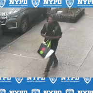 suspect wearing all black who allegedly attacked man on Upper East Side