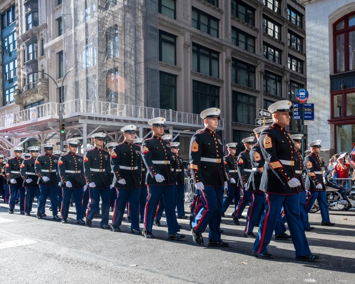 The 105th Veterans Day Parade on Nov. 11 honored service members from all branches.