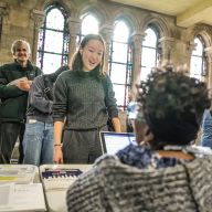 Voters on line Election Day presidential race Harris Trump