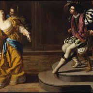 "Esther and Ahasuerus" by Artemisia Gentileschi