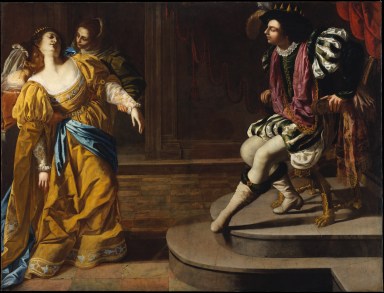 "Esther and Ahasuerus" by Artemisia Gentileschi