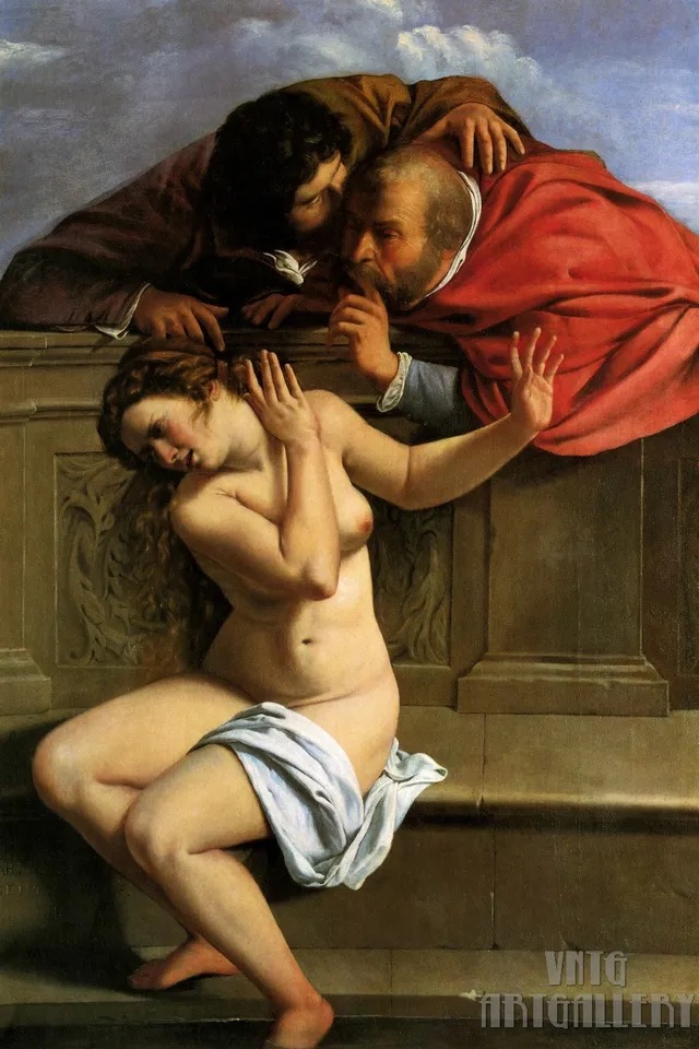 "Susanna and the Elders" by Artemisia Gentileschi