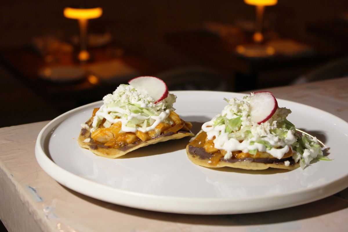 plate of tacos at Vallarta Tropical on the Lower East Side