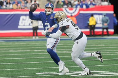 Drew Lock saced Giants Saints