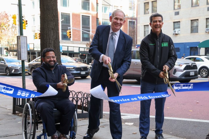 MTA and DOT announce completion of 96th Street redesign, promising improved bus safety and services.