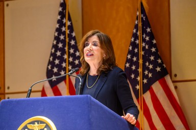 Gov. Kathy Hochul announces stimulus check plan