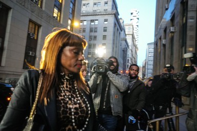 Ingrid Lewis-Martin surrenders at Manhattan Criminal Court