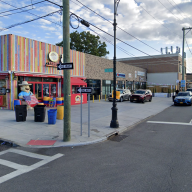 Queens intersection during the day Jericho Turnpike and 91 Avene