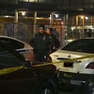 Police at scene of Brooklyn shooting