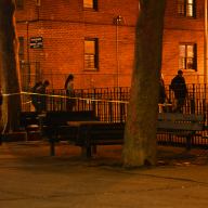 Police at NYC murders scene