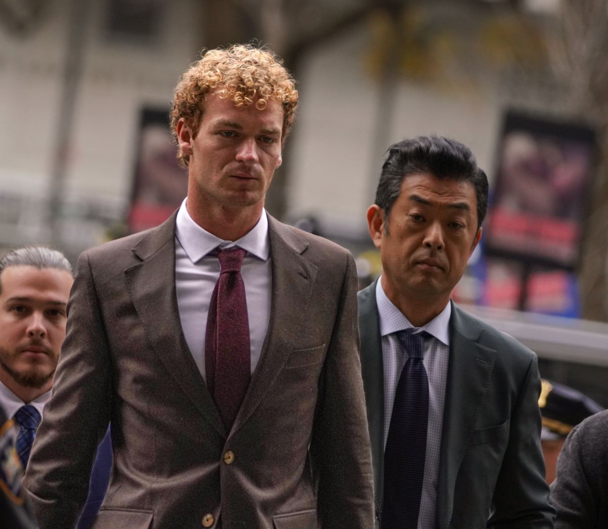 Daniel Penny arrives at the courthouse in Manhattan