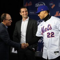 Steve Cohen David Stearns Juan Soto Mets intro presser