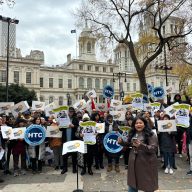 "Tenants Not Tourists" launch their coalition and fight against the newly introduced Into 1107 bill which would change laws around short term rentals in New York City.